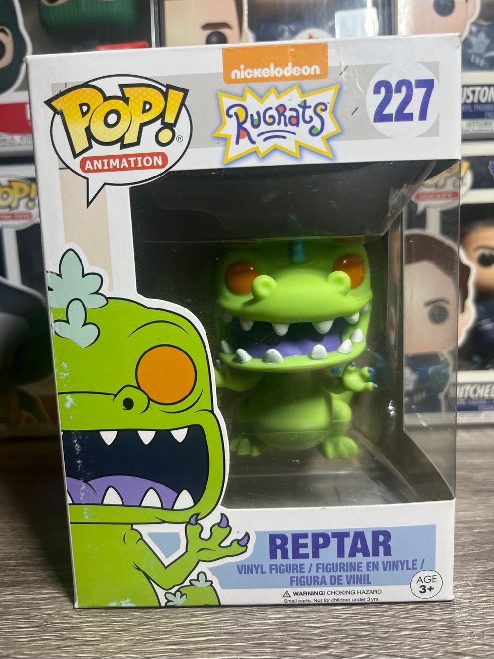 Funko Reptar Pop! Vinyl Figure - Green with Orange and Purple Accents (227)